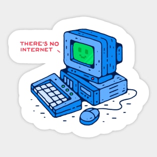 No Internet Sticker